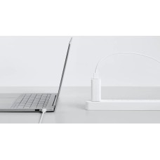 СЗУ-адаптер Xiaomi VCA7GA 120W (1Type-C) + кабель Type-C (Белый)